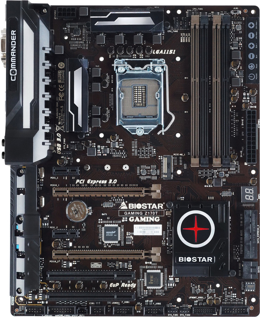 Biostar Gaming Z170T Motherboard Specifications On MotherboardDB